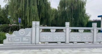 梧州 芝麻灰桥栏杆、河道栏杆安装效果