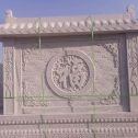 梧州 芝麻白花岗岩屏风，照壁，影壁