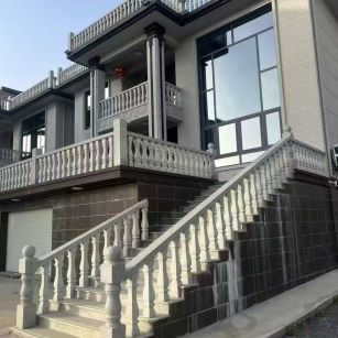 梧州 芝麻白别墅阳台栏杆，楼梯栏杆