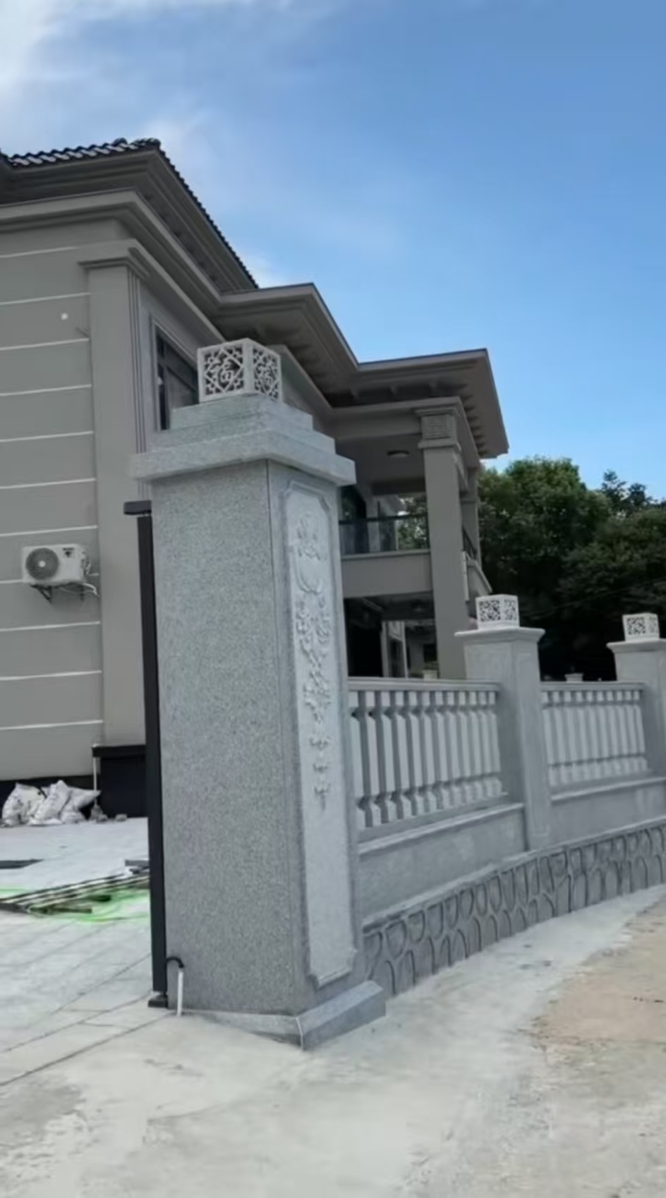 梧州 芝麻白别墅围墙栏杆，私人订制