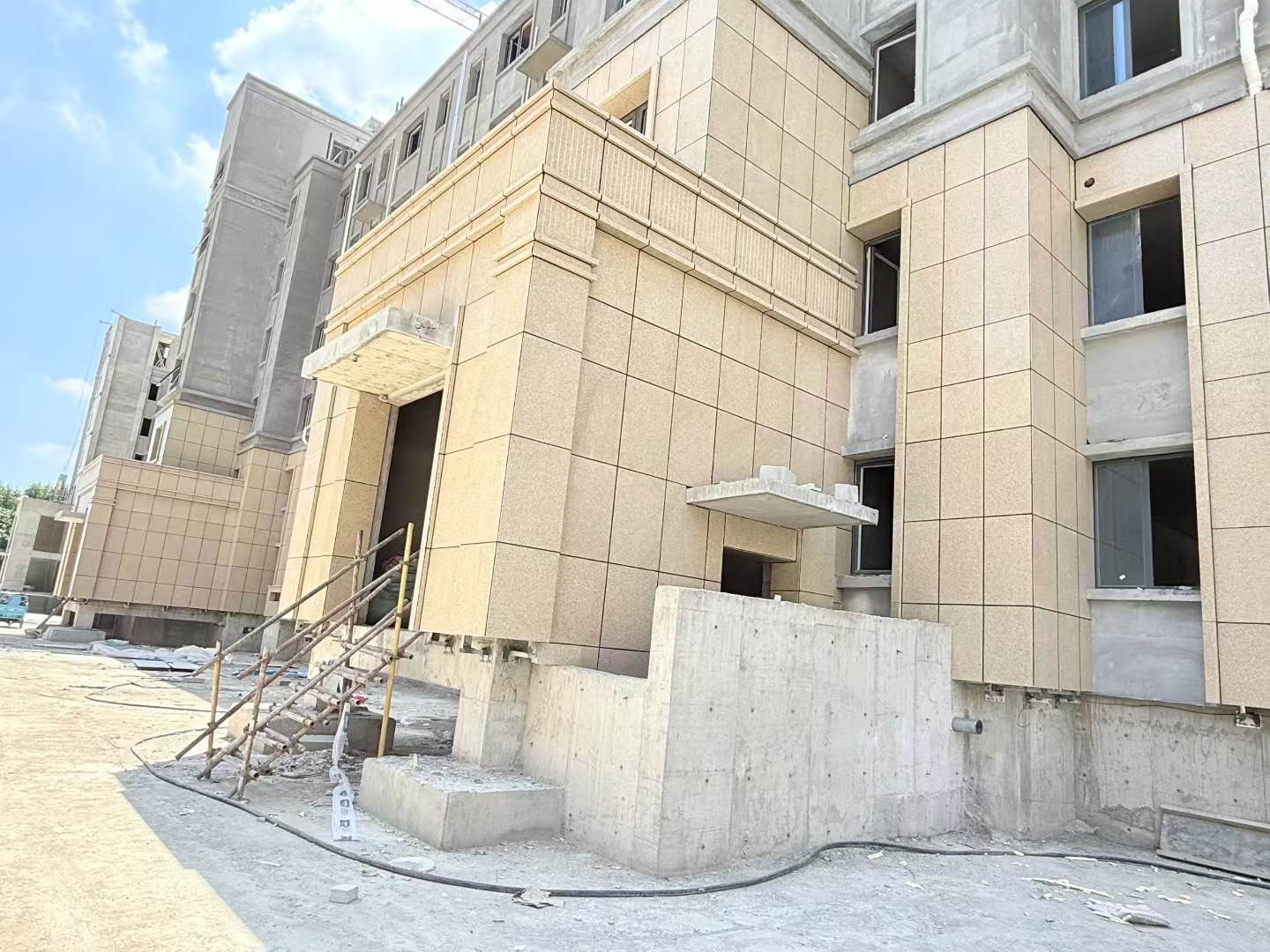 梧州 黄金麻干挂，工地实拍