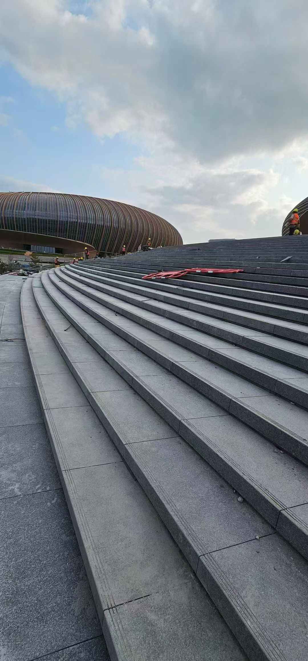 梧州 弧形整石台阶铺装效果图