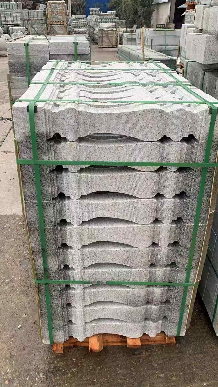 梧州 芝麻白方形拉丝面，栏杆花瓶柱