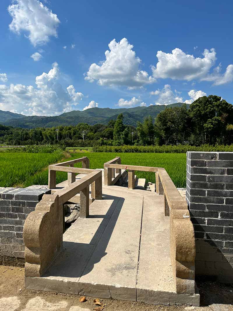 梧州花岗岩仿古石材景区使用案例